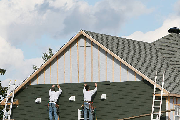 Professional Storm Damage Siding Repair technician working in Port Reading, NJ